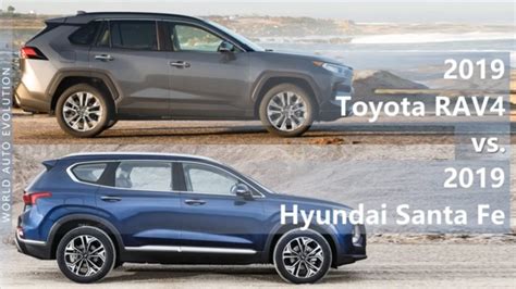 hyundai santa fe compare toyota rav4