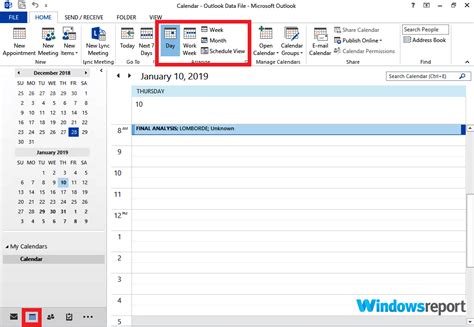 I Can&#039;t See My Calendar In Outlook