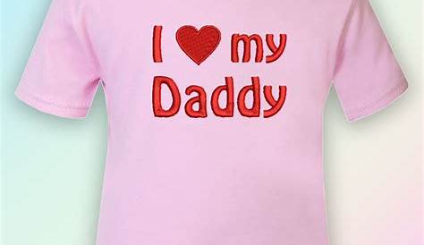 Amazon.com: I Love My Baby Daddy T-Shirt: Clothing