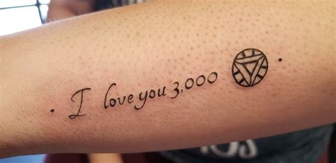 ˗ˏˋ Jing ˎˊ˗ tattoo artist on Instagram “I love you 3000.” diy