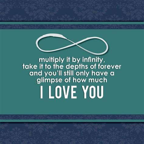 I Love You Infinity Quotes