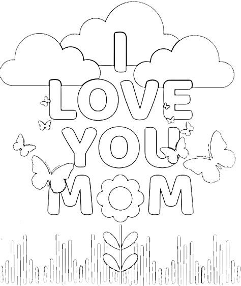 I Love You Mom Printable: Show Your Love With A Touch Of Creativity
