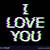 i love you text art sms