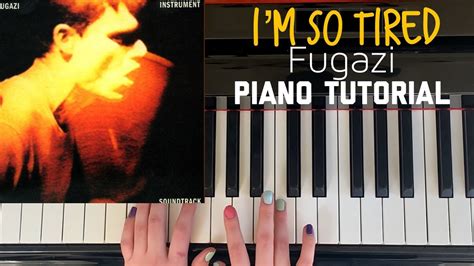 I'm so tired Fugazi piano et voix samuel Neuhardt on Vimeo