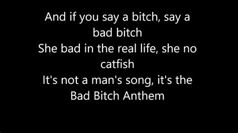 i'm a bad bitch song meme mp3 lyrics