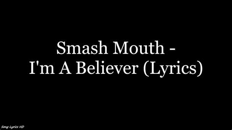 i'm a believer song youtube