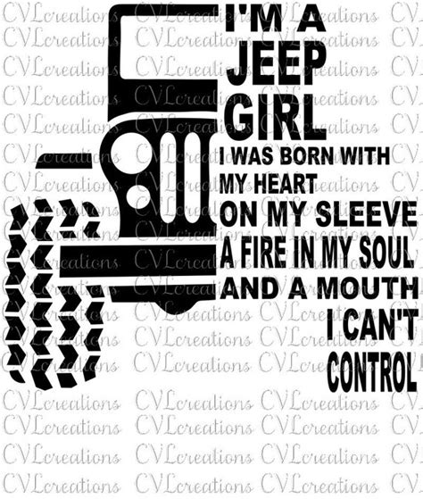 i'm a jeep girl svg