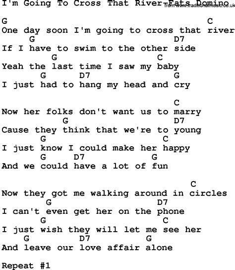 i'm not afraid to cross that river lyrics