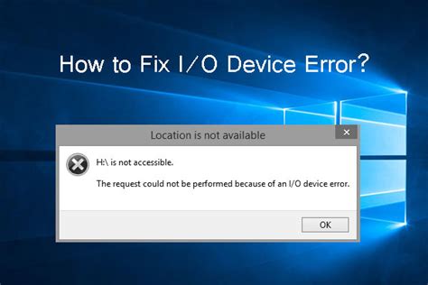 I/O Device Error