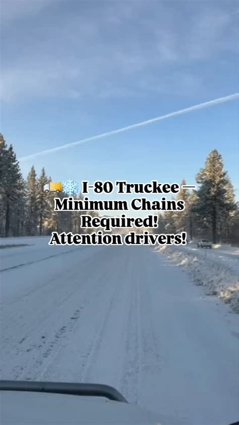 I 80 Chains Required