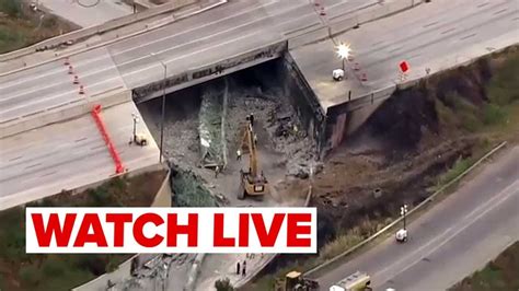 i 95 collapse live feed