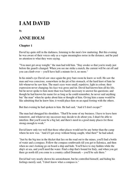 Watch I Am David Pdf References