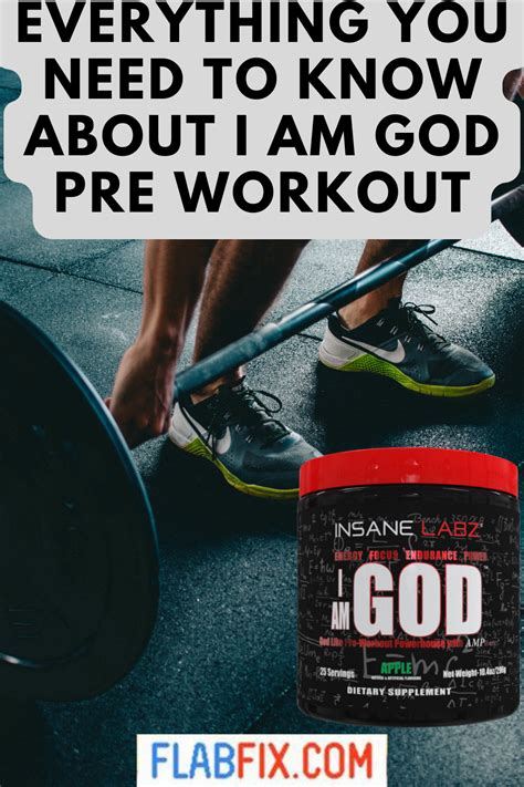 I Am God Pre Workout Side Effects