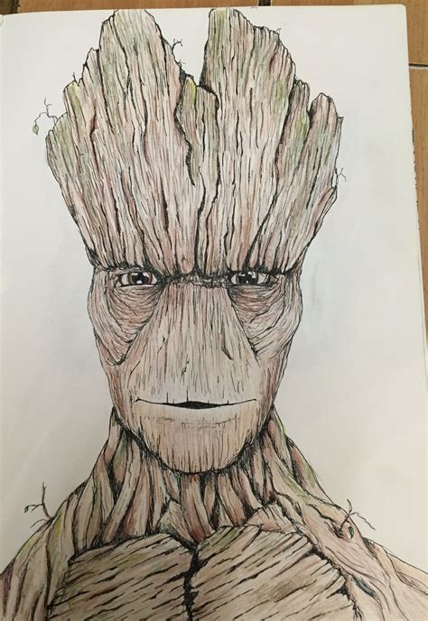 i am groot drawing