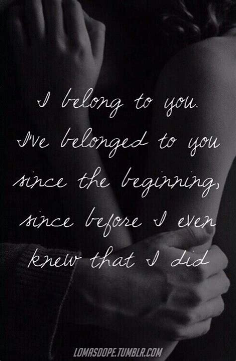 i belong to you