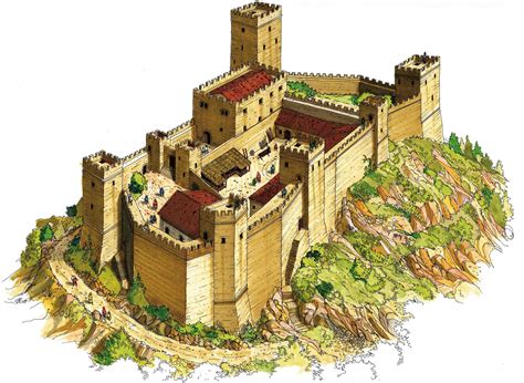 i castelli medievali struttura