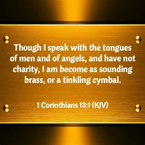 i corinthians 13:1 kjv