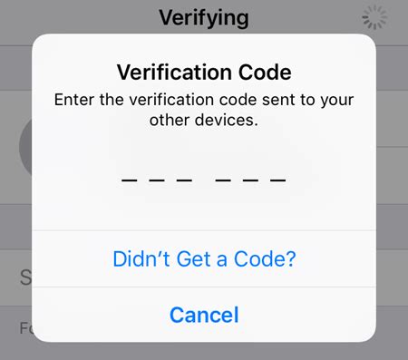 i didn t get a verification code for icloud