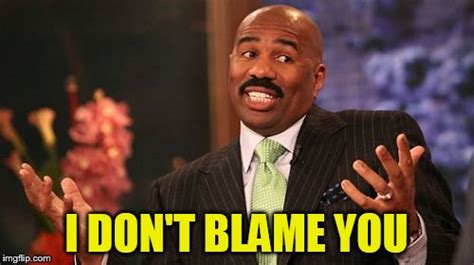 i don't blame him meaning