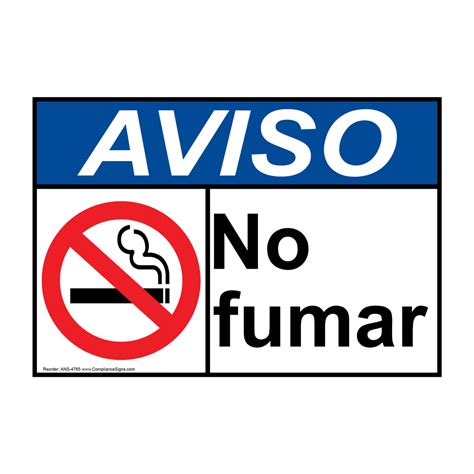 i don't smoke in spanish