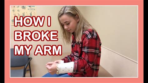 i have broken my arm