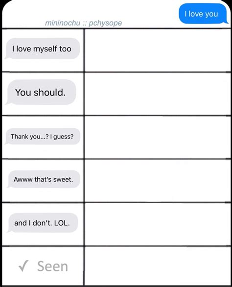I Love You Template Meme