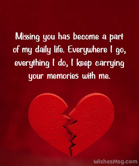 i m sad message for her