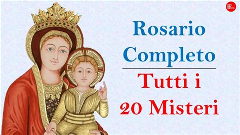 i misteri gloriosi del rosario