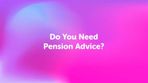 i need a pension