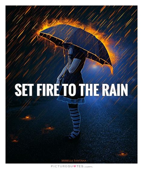 i set fire to the rain meaning