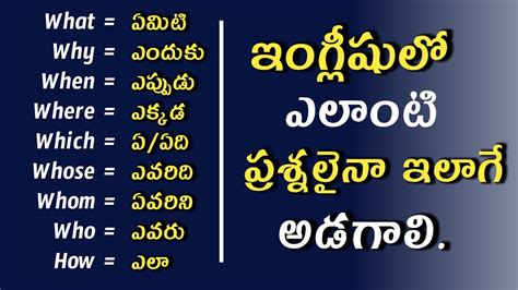 i should speak english meaning in telugu
