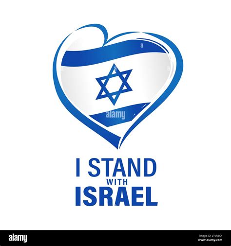 i stand with israel flag