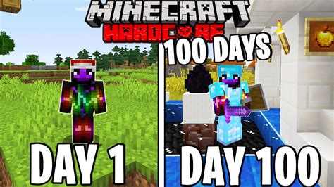 i survived 100 in minecraft