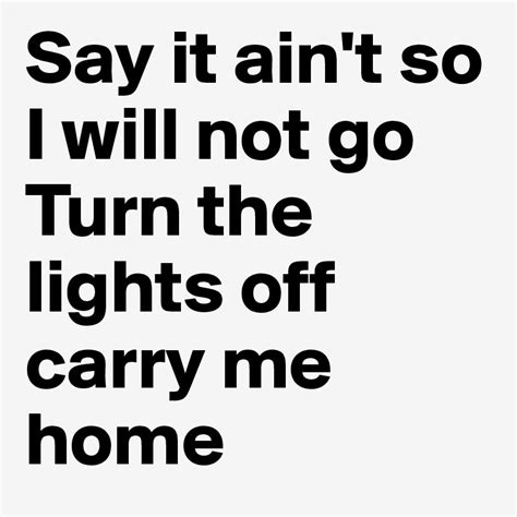 i will not go carry me home song