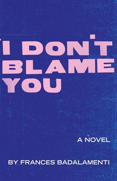 i won't blame you meaning