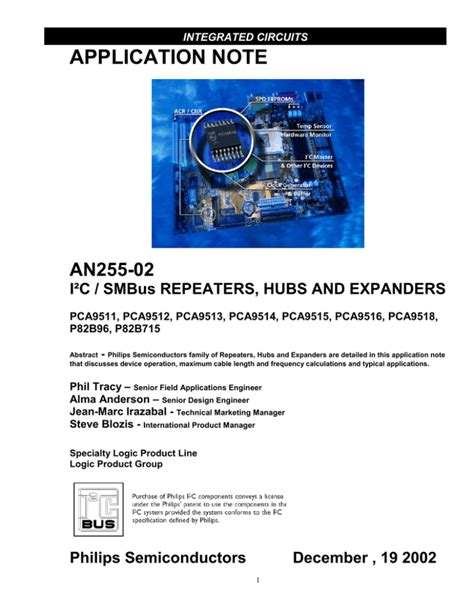 I2C/Smbus Repeaters Hubs And Expanders
