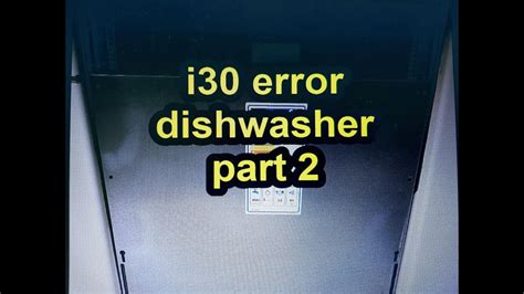I30 Error Ikea Dishwasher