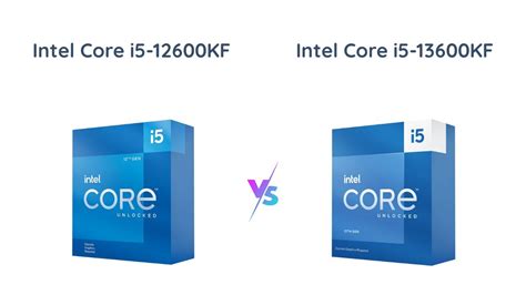 i5 12600kf vs 13600kf