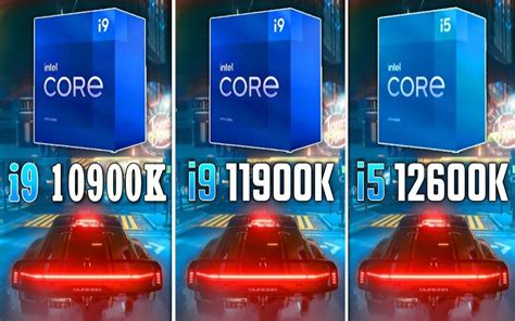 i9 10900k vs i5 12600k