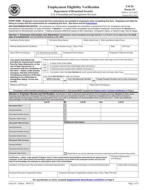 I9 Documents In Seattle