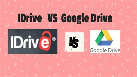 iDrive vs Google Drive: Features