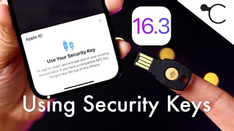 iOS 16.3 Security Keys