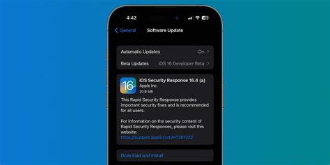 iOS 16.4 security update