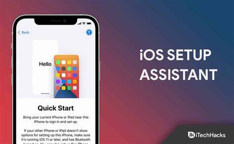 iOS setup assistant