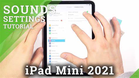 iPad Mini sound settings