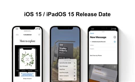 iPadOS 15 release date