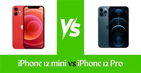 iPhone 12 mini vs. iPhone 12: cameras