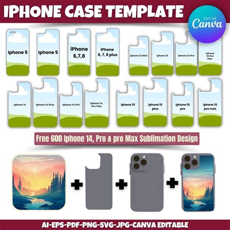 Iphone 13 Pro Max Case Template