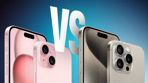 iPhone 15 vs iPhone 15 Pro: specs comparison