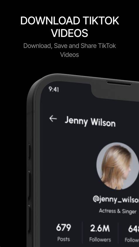 iPhoneでTikTok動画を保存するイメージ